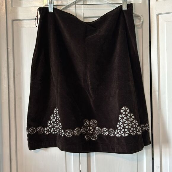 Odille from Anthropologie 100% cotton corduroy skirt - Size 10 - Picture 4 of 6